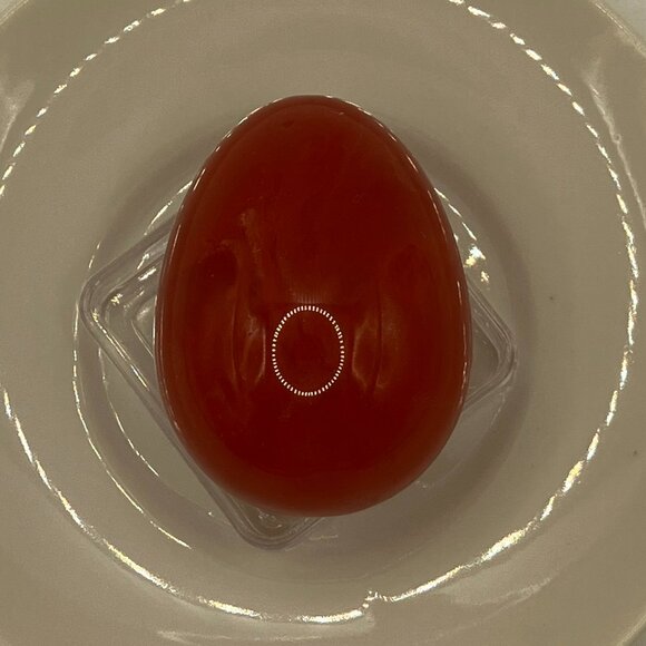 TWO Genuine Cherry Quartz Eggs Natural Quartz Solid Quartz EggS NEW - Picture 8 of 8